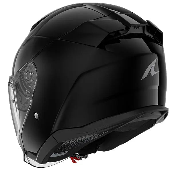 Shark Skwal Jet Blank Black - FREE UK Shipping, FREE 365 Day Returns | Moto Central