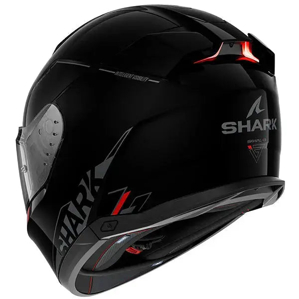 Shark Skwal i3 Full Face Helmet Blank SP Black / Anthracite / Red - FREE UK Shipping, FREE 365 Day Returns | Moto Central