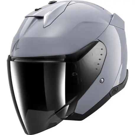 Shark Skwal i3 Jet Dark Shadow Silver - FREE UK Shipping, FREE 365 Day Returns | Moto Central