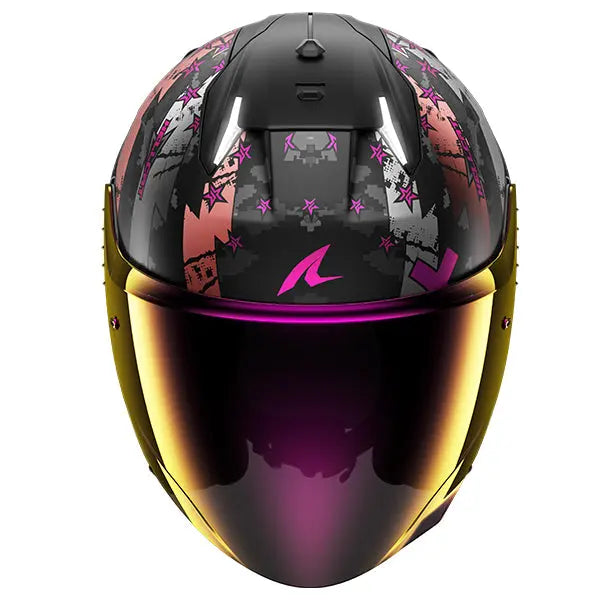 Shark Skwal i3 Jet Hellcat Black / Anthracite / Violet - FREE UK Shipping, FREE 365 Day Returns | Moto Central