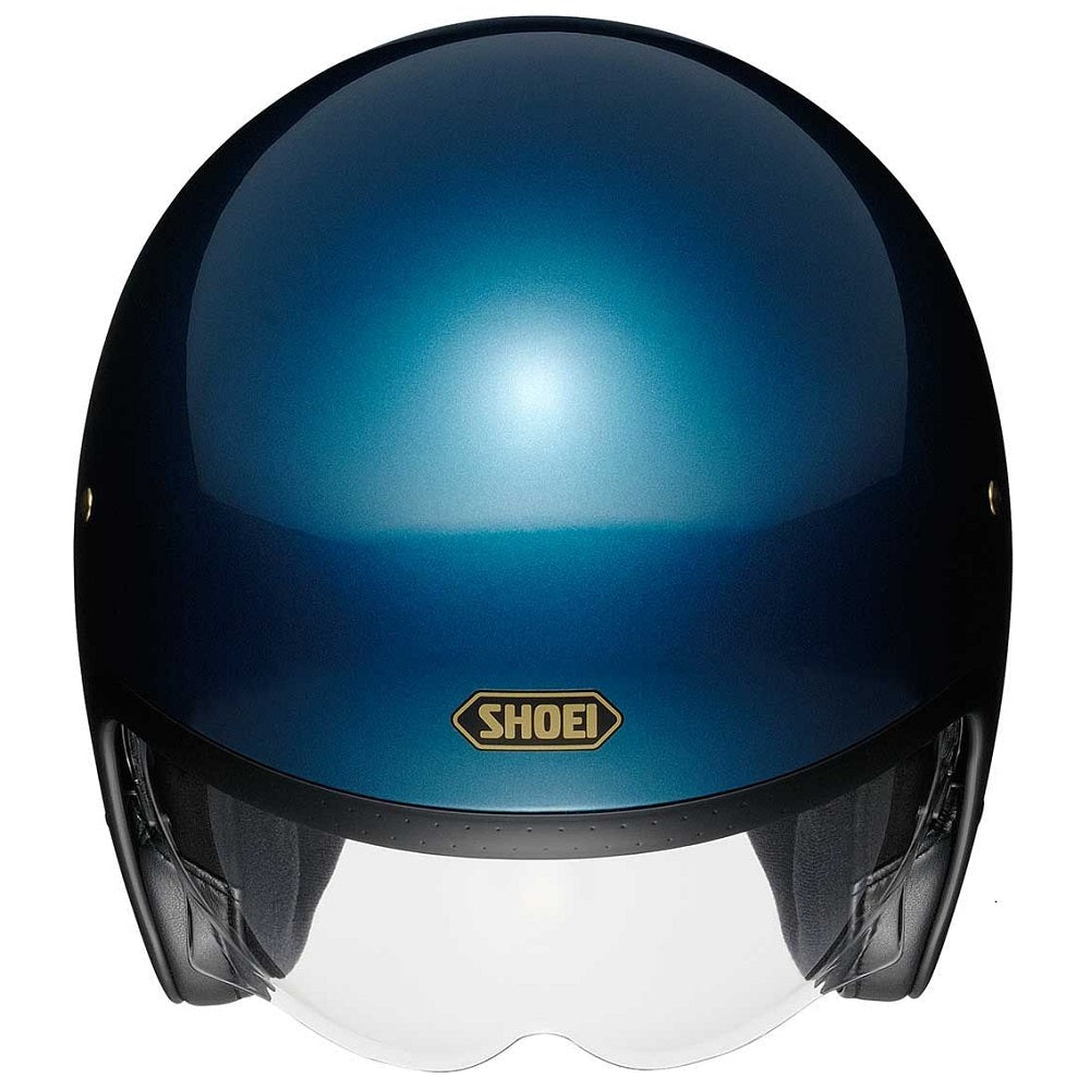 Shoei J.O Plain Open Face Helmet Laguna Blue - FREE UK Shipping, FREE 365 Day Returns | Moto Central