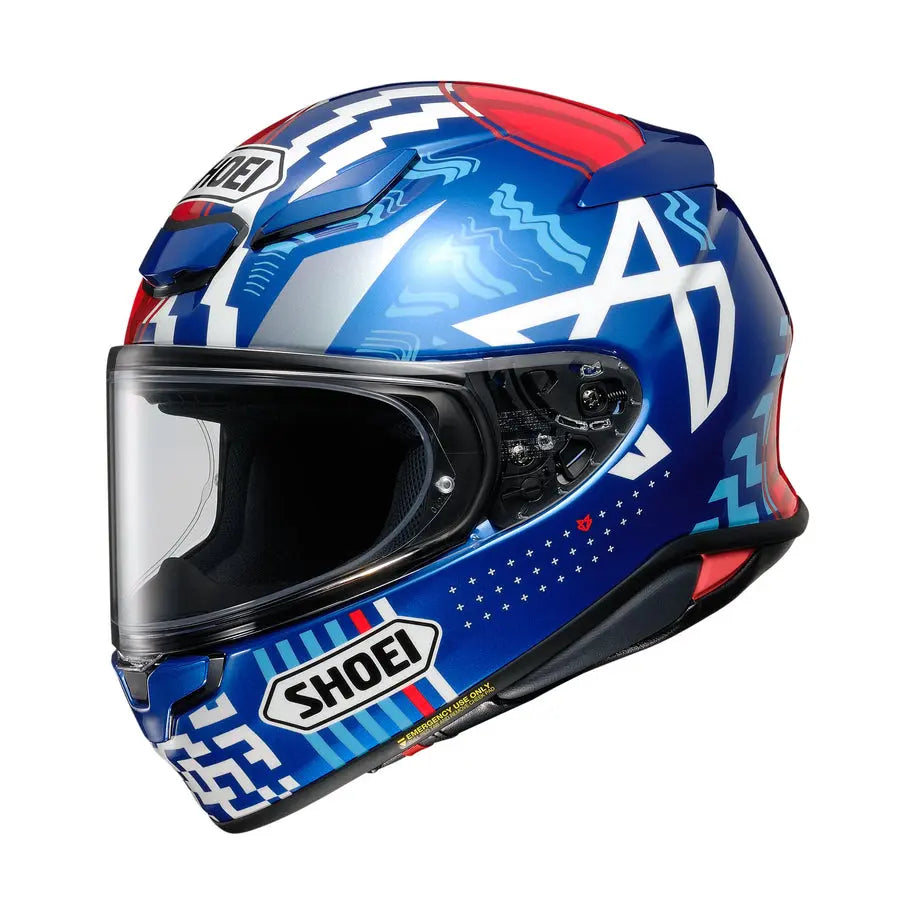 Shoei NXR2 Diggia TC10 Blue FREE UK Delivery, FREE 365 Day Returns | Moto Central