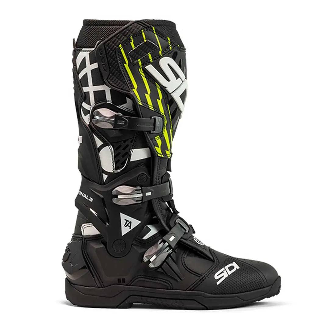 Sidi Crossair CE Boots TH3ARS3NAL3 Black / Neon Yellow FREE UK Delivery, FREE 365 Day Returns | Moto Central