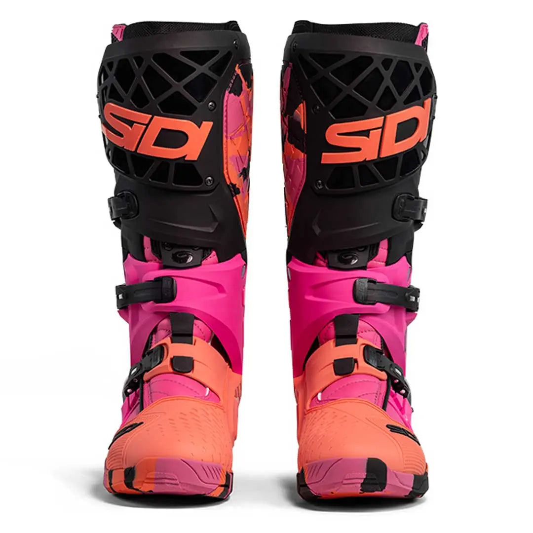 Sidi Crossair X CE Boots Messy Coral FREE UK Delivery, FREE 365 Day Returns | Moto Central