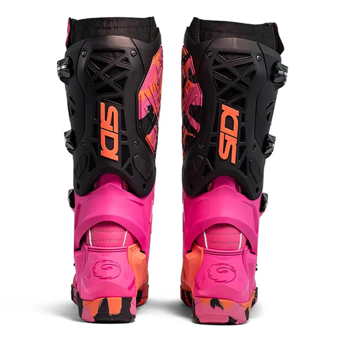 Sidi Crossair X CE Boots Messy Coral FREE UK Delivery, FREE 365 Day Returns | Moto Central