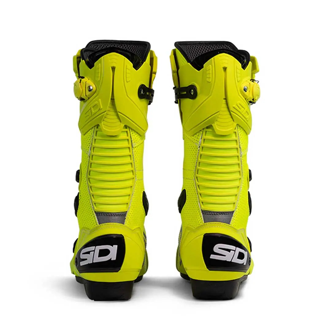 Sidi Mag 1 Air CE Boots Fluo Yellow FREE UK Delivery, FREE 365 Day Returns | Moto Central