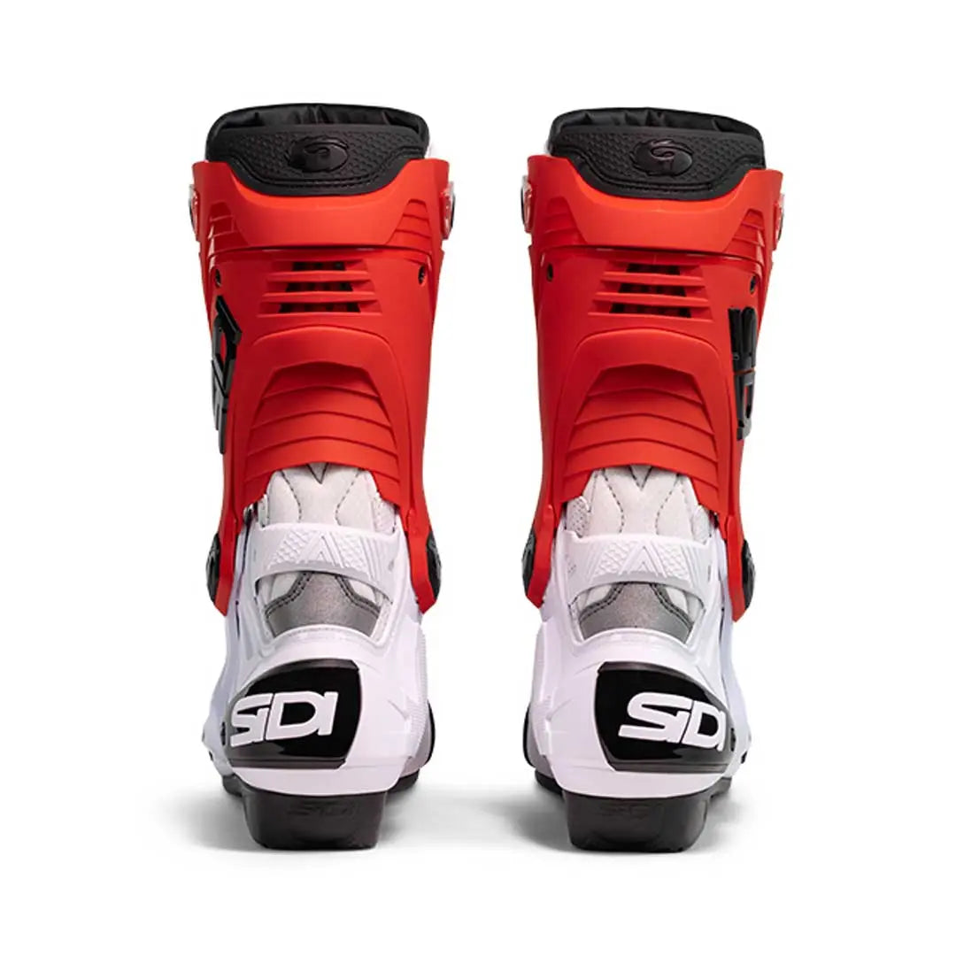 Sidi Rex Air CE Boots White / Red FREE UK Delivery, FREE 365 Day Returns | Moto Central