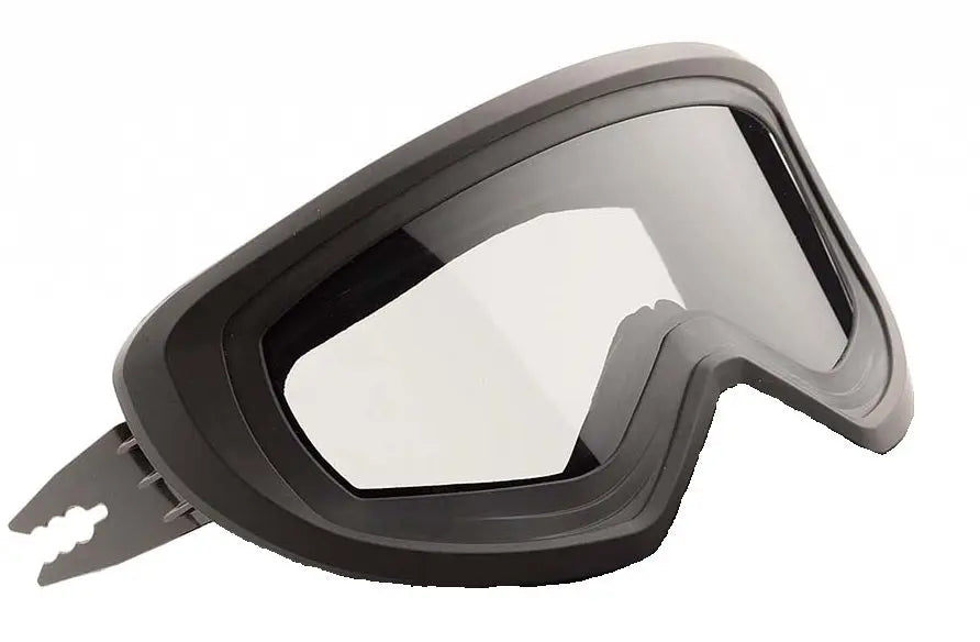 Simpson Chopper Goggles Black / Clear - FREE UK Shipping, FREE 365 Day Returns | Moto Central