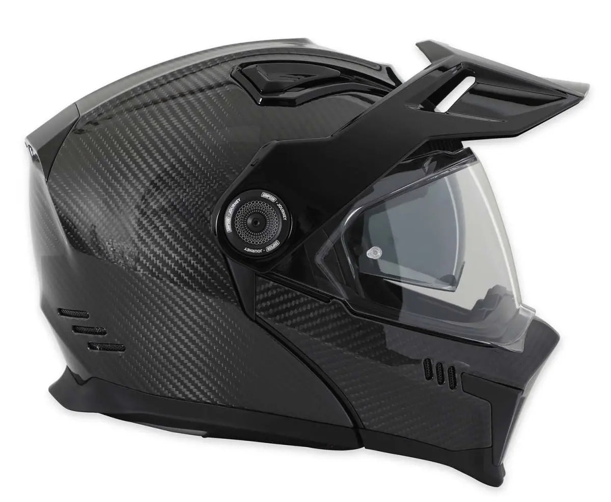 Simpson Journey Adventure Helmet Carbon - FREE UK Shipping, FREE 365 Day Returns | Moto Central