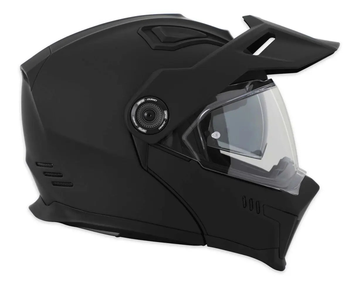 Simpson Journey Adventure Helmet Solid Matt Black - FREE UK Shipping, FREE 365 Day Returns | Moto Central