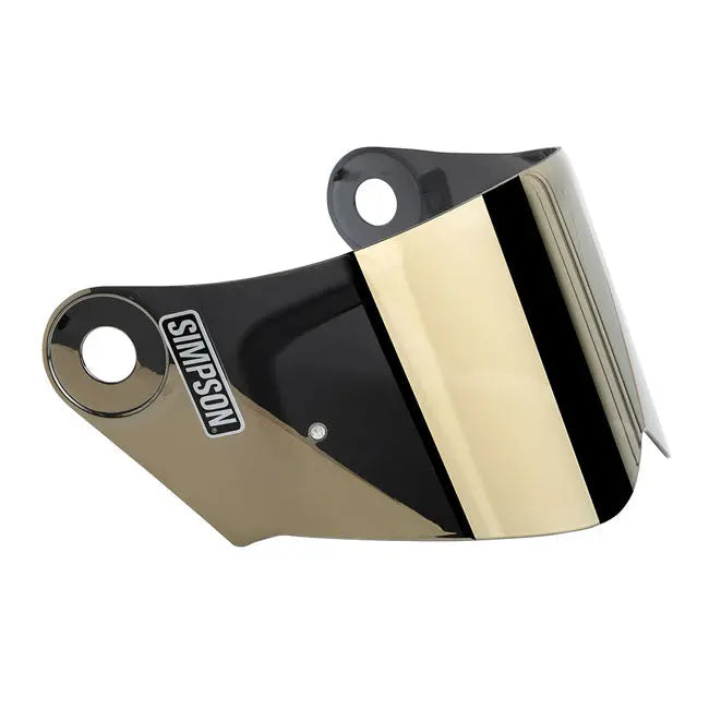 Simpson Simpson Darksome Helmet Visor Gold  - FREE UK Shipping, FREE 365 Day Returns | Moto Central