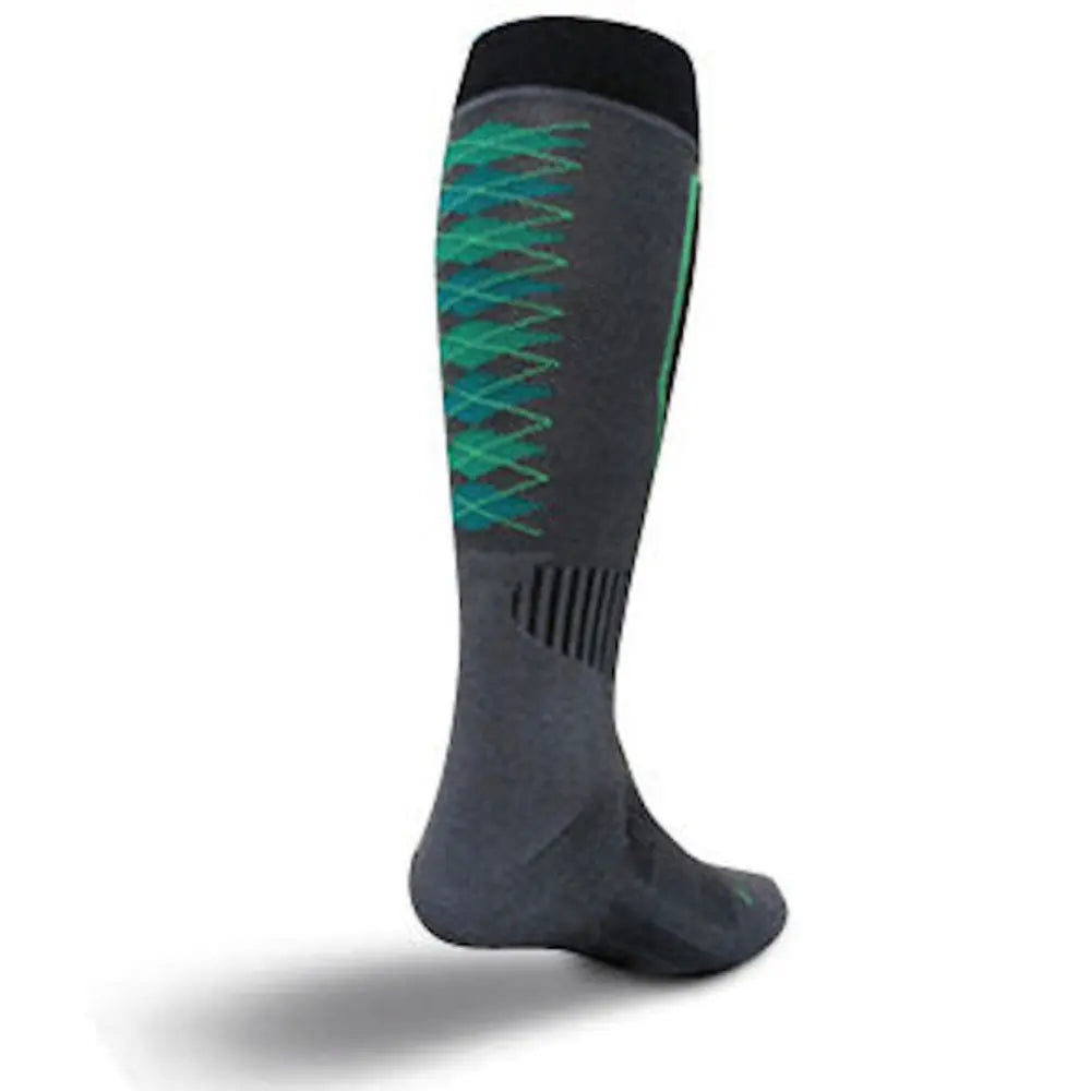 SockGuy Argyle MTN Tech Ski Socks - FREE UK Shipping, FREE 365 Day Returns | Moto Central