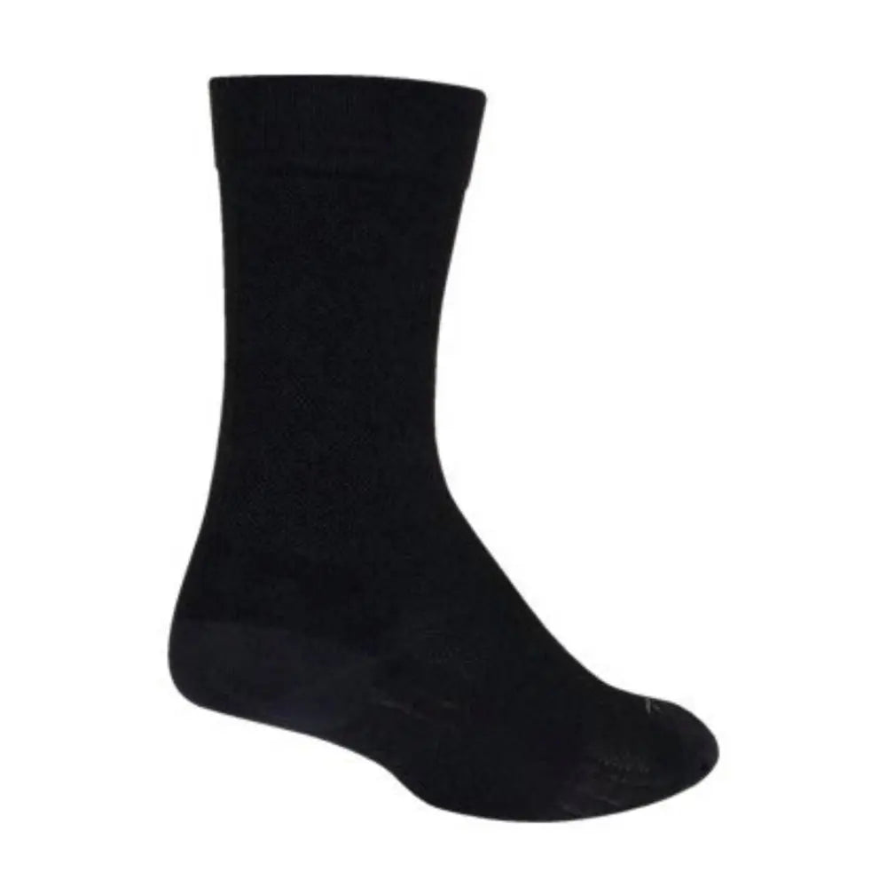 SockGuy SGX Wool Socks Black - FREE UK Shipping, FREE 365 Day Returns | Moto Central