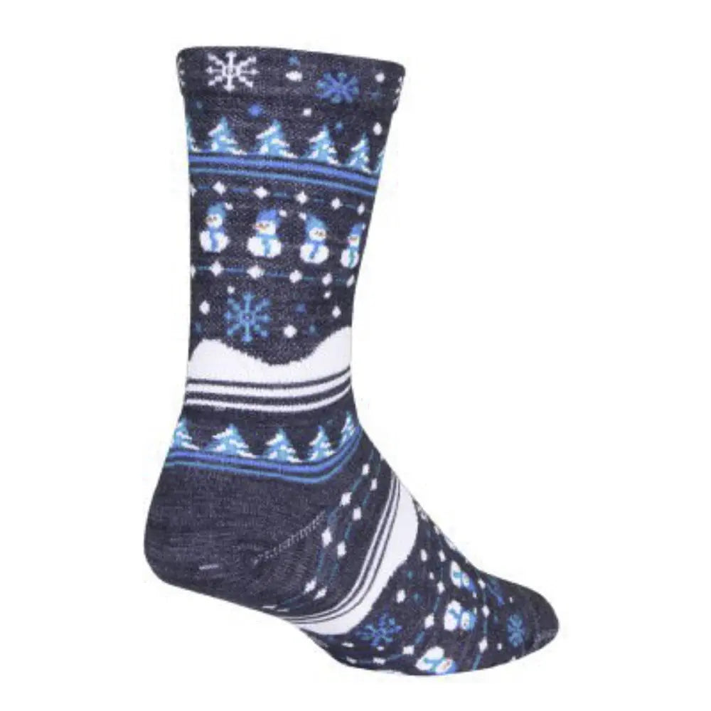 SockGuy X-Mas Winter Sweater Wool Socks Blue - FREE UK Shipping, FREE 365 Day Returns | Moto Central