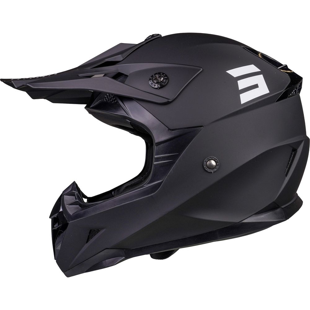 Shot Pulse MX Helmet Solid Matt Black