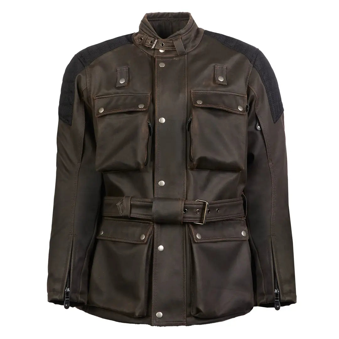 Spada Crossguard CE Waterproof Textile Jacket Walnut FREE UK Delivery, FREE 365 Day Returns | Moto Direct