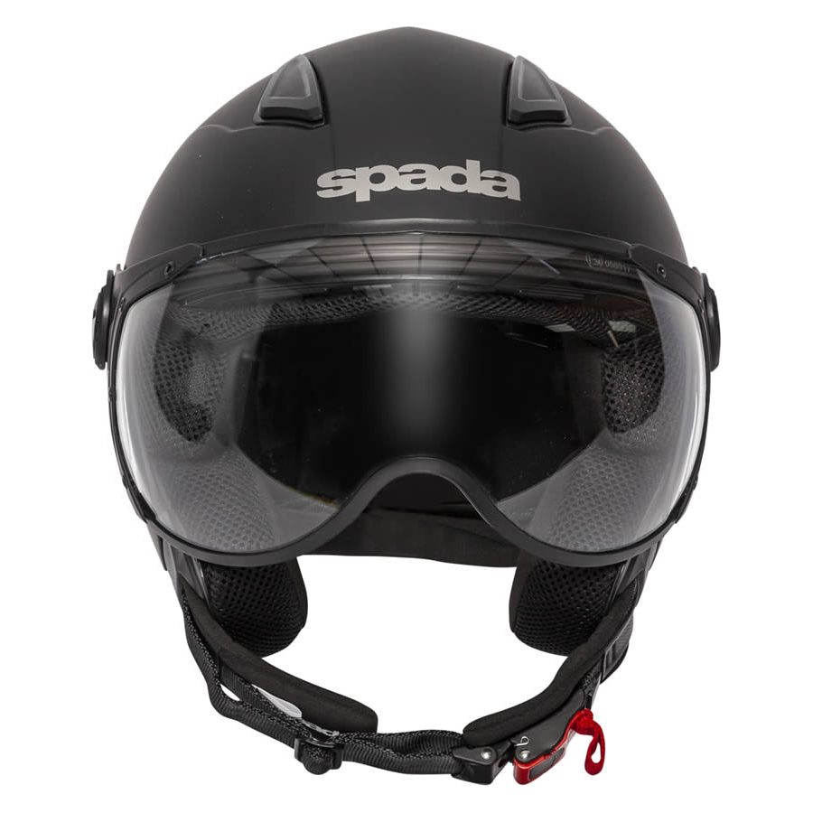 Spada Hellion Open Face Helmet Matt Black  - FREE UK Shipping, FREE 365 Day Returns | Moto Central