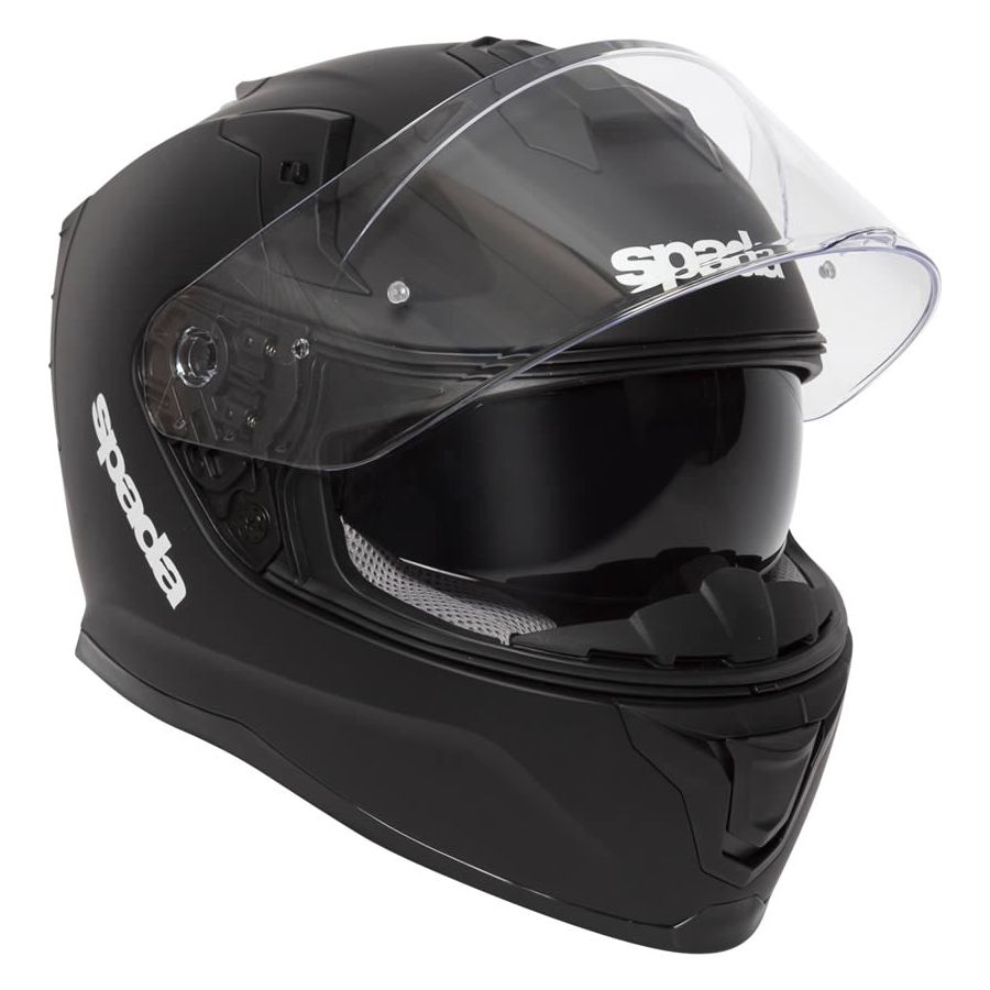 Spada SP1 Full Face Helmet Matt Black - FREE UK Shipping, FREE 365 Day Returns | Moto Central