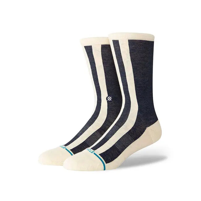 Stance Stance Francisco Crew Socks Creme  - FREE UK Shipping, FREE 365 Day Returns | Moto Central