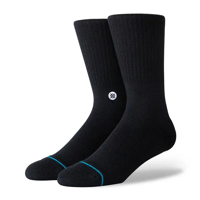 Stance Stance Icon Socks Black  - FREE UK Shipping, FREE 365 Day Returns | Moto Central