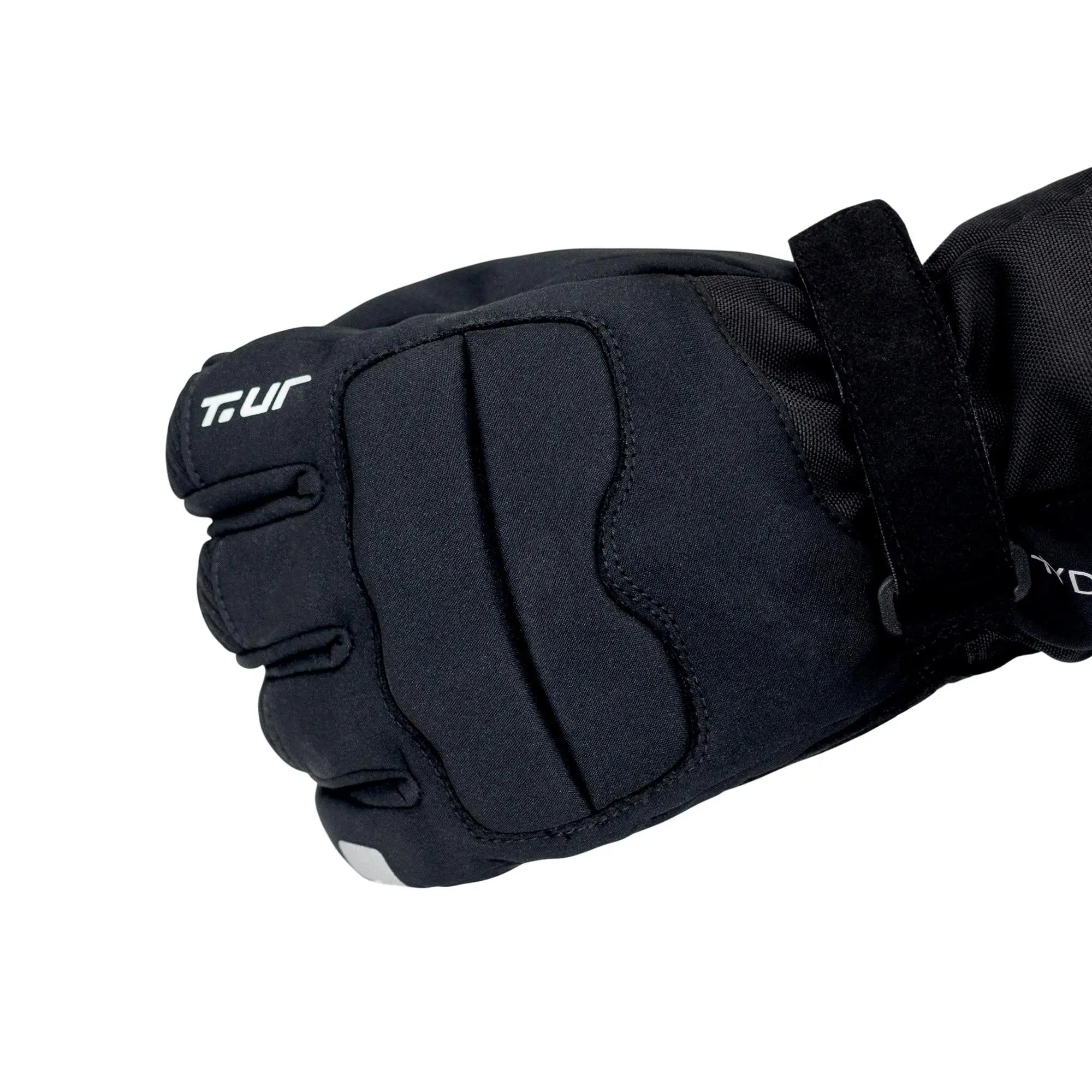 T.UR G-Two Hydroscud Waterproof Ladies Winter Gloves Black - FREE UK Shipping, FREE 365 Day Returns | Moto Central