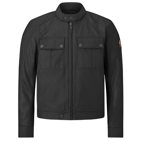 Belstaff Temple Technical Nylon Textile Jacket Black