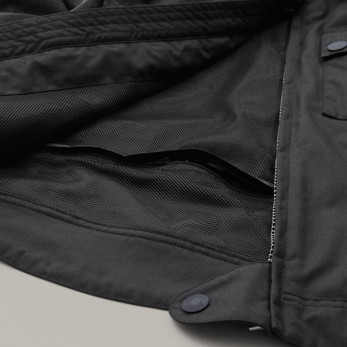 Belstaff Temple Technical Nylon Textile Jacket Black - FREE UK Shipping, FREE 365 Day Returns | Moto Central