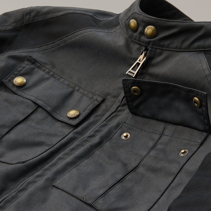 Belstaff Temple Technical Waxed Cotton Jacket Black