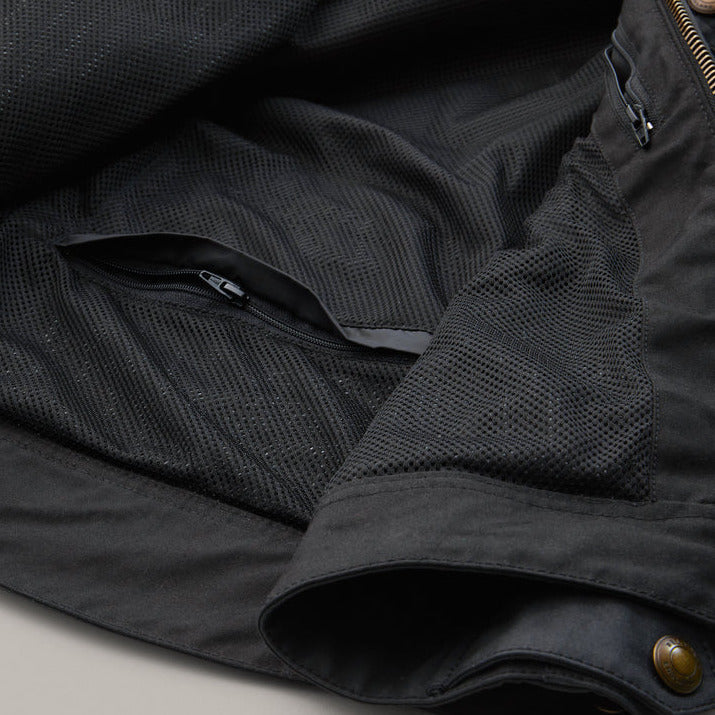 Belstaff Temple Technical Waxed Cotton Jacket Black