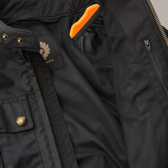 Belstaff Temple Technical Waxed Cotton Jacket Black