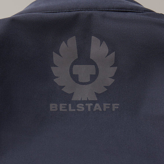 Belstaff Temple Technical Nylon Textile Jacket Dark Navy