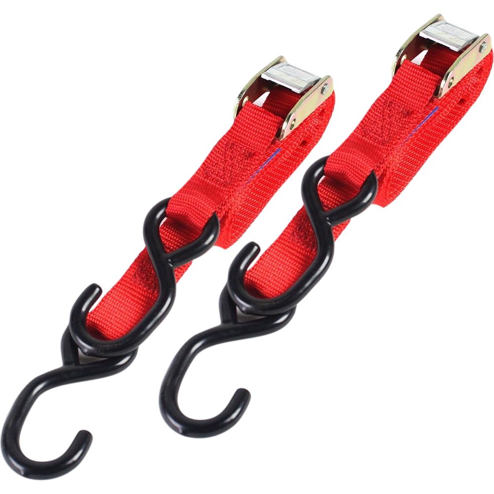 Bike It Tiedown 2 Piece Autolock Red