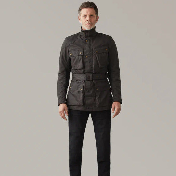 Belstaff Trialmaster Waxed Cotton Jacket Mahogany