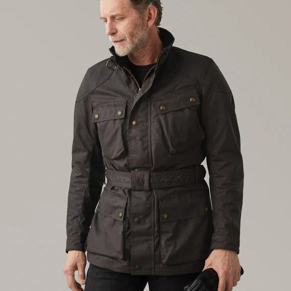 Belstaff Trialmaster Waxed Cotton Jacket Mahogany