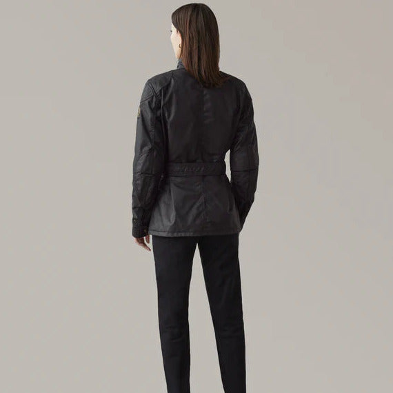 Belstaff Trialmaster Ladies Waxed Cotton Jacket Black