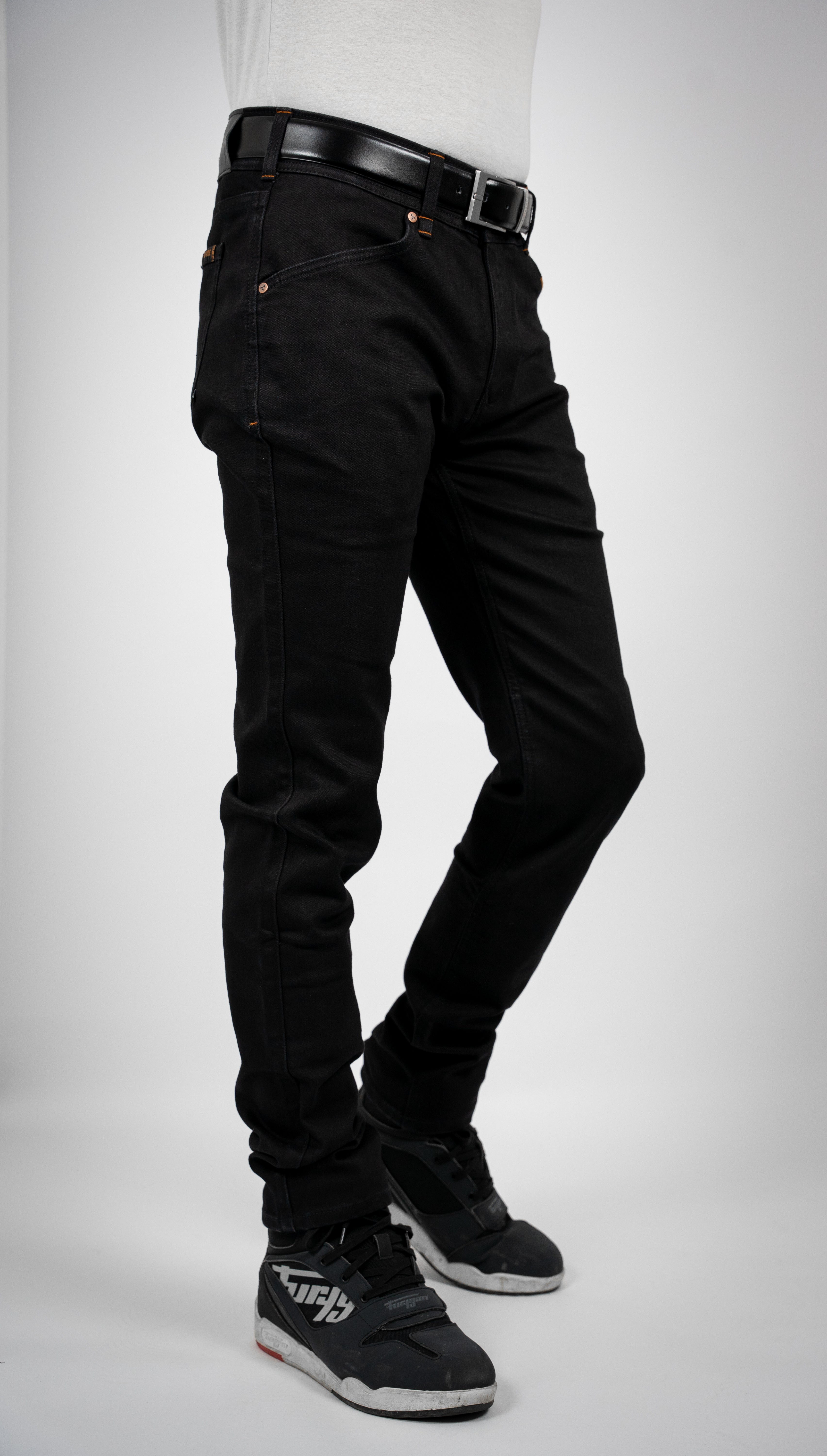 Bull-it Trojan Straight Fit Denim Jeans Black - FREE UK Shipping, FREE 365 Day Returns | Moto Central