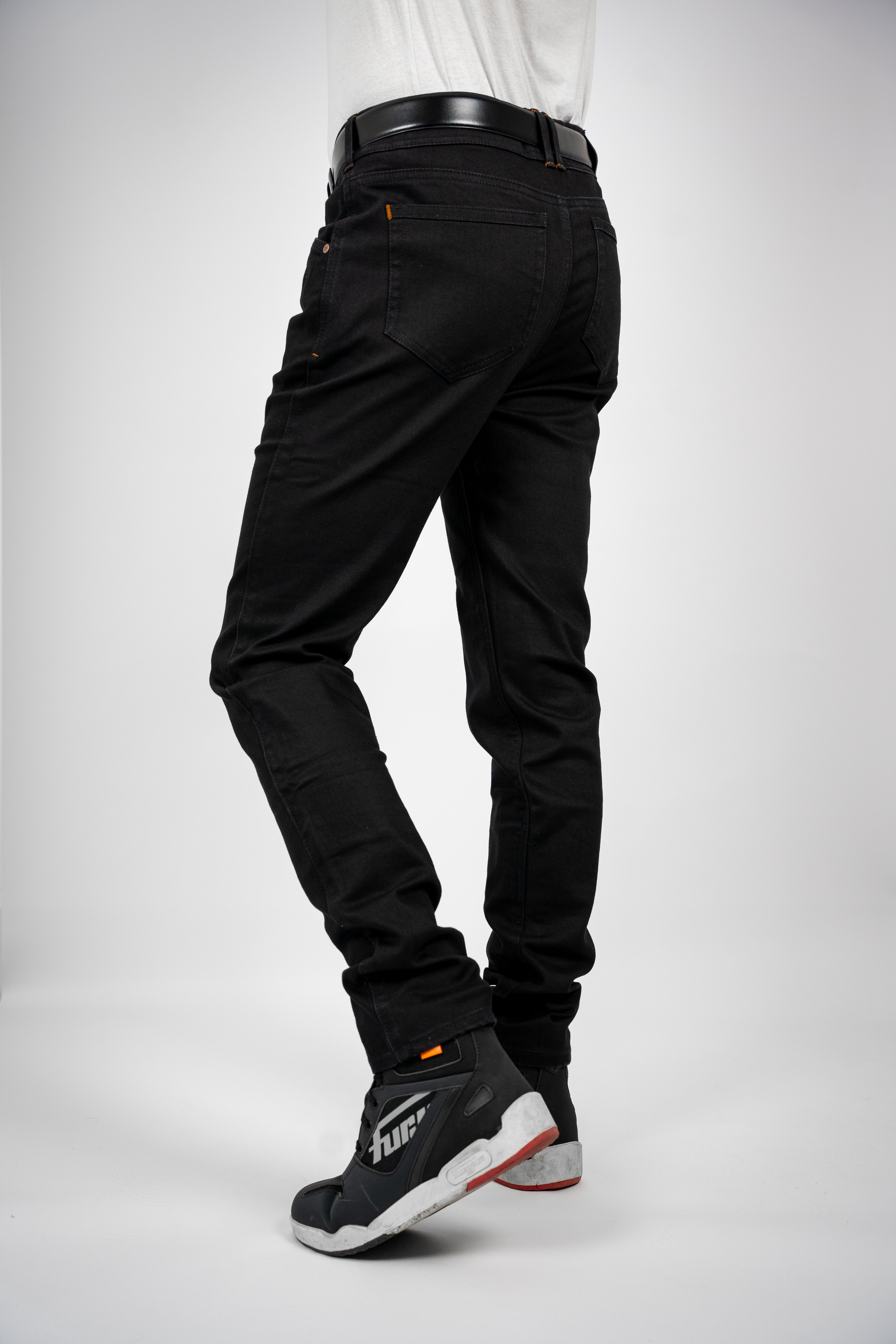 Bull-it Trojan Straight Fit Denim Jeans Black - FREE UK Shipping, FREE 365 Day Returns | Moto Central