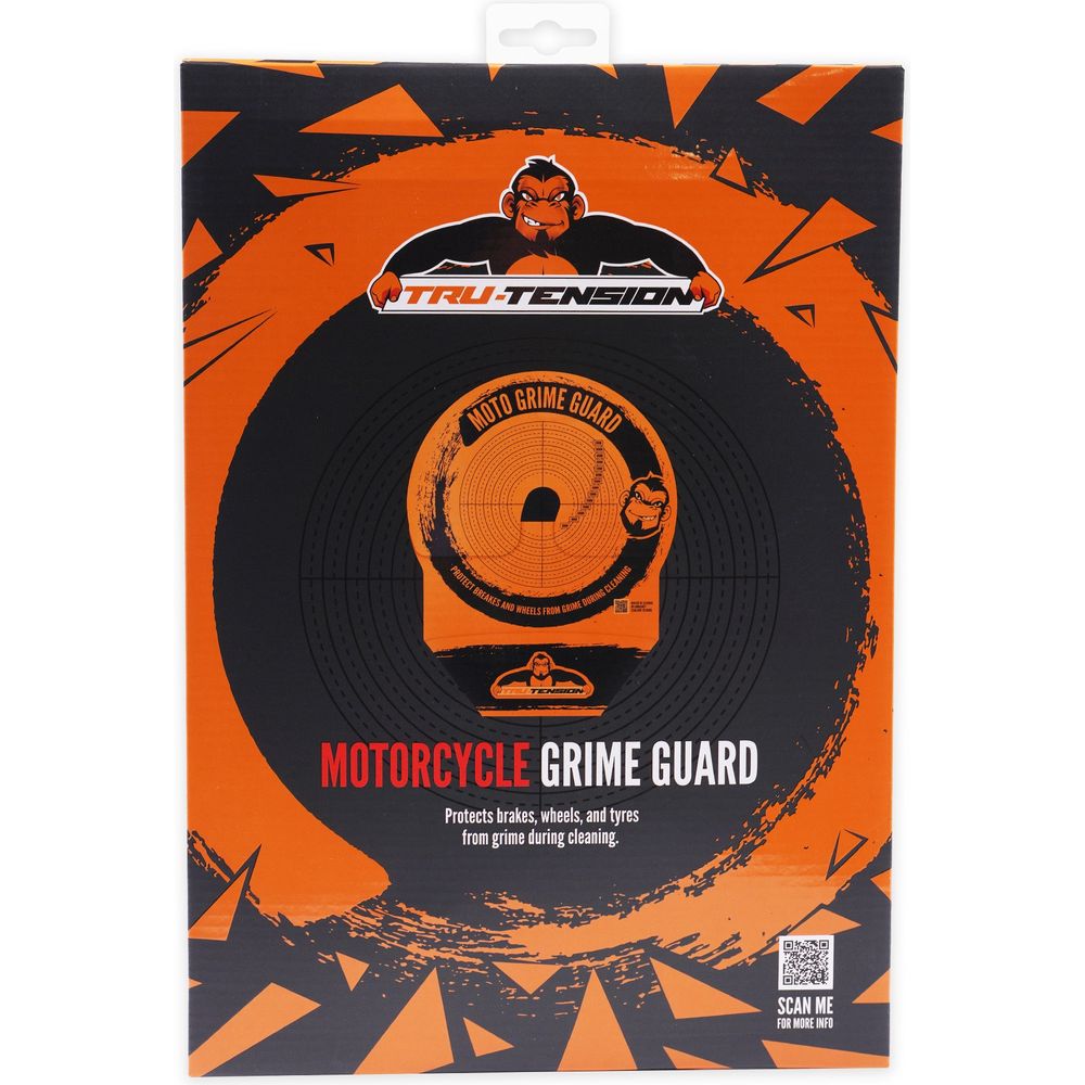 Tru-Tension Motorcycle Grime Guard Orange