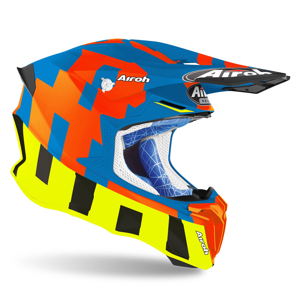 Airoh Twist 2.0 Frame Motocross Helmet Matt Azure