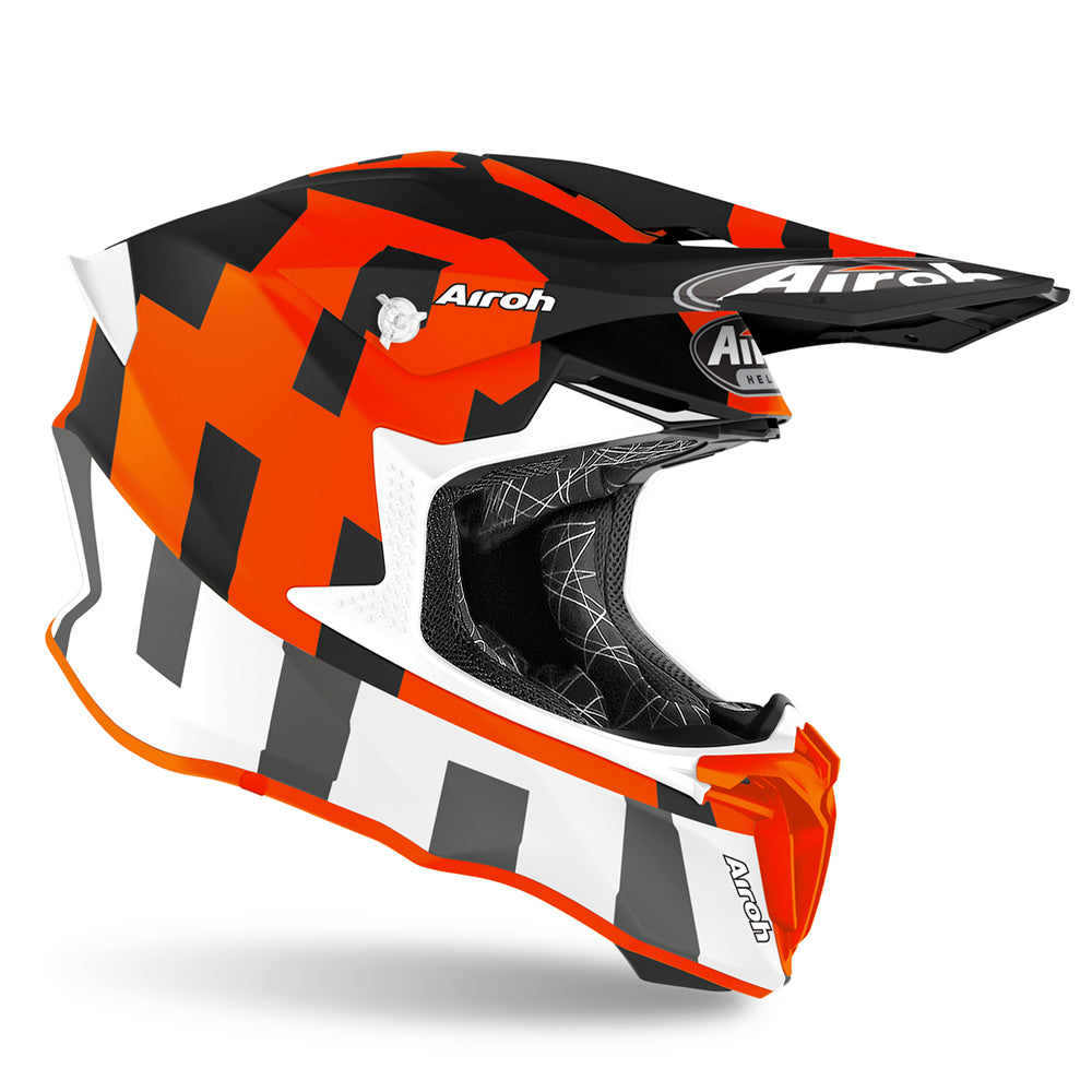 Airoh Twist 2.0 Frame Motocross Helmet Matt Orange