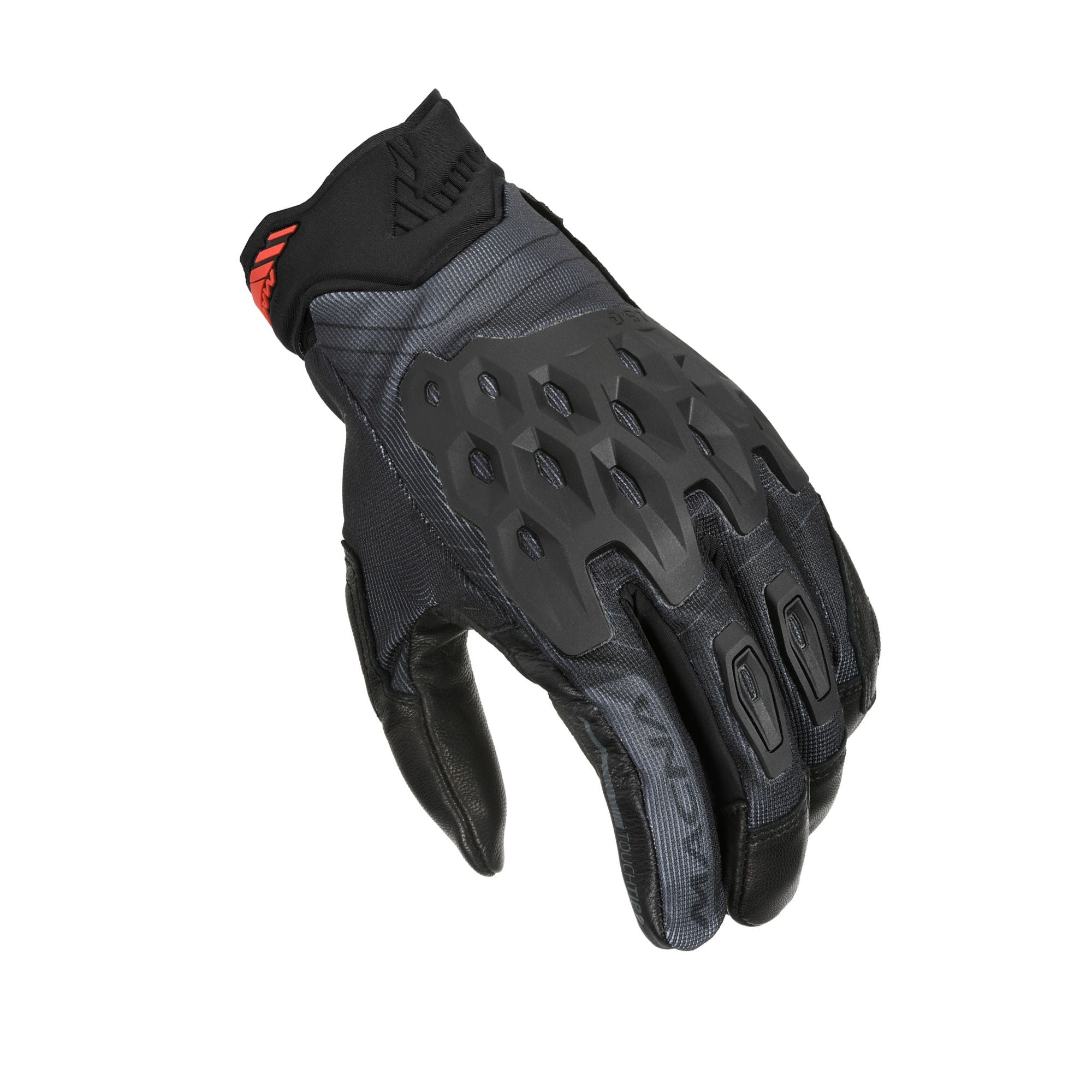 Macna Tanami Short Textile Gloves Black - FREE UK Shipping, FREE 365 Day Returns | Moto Central