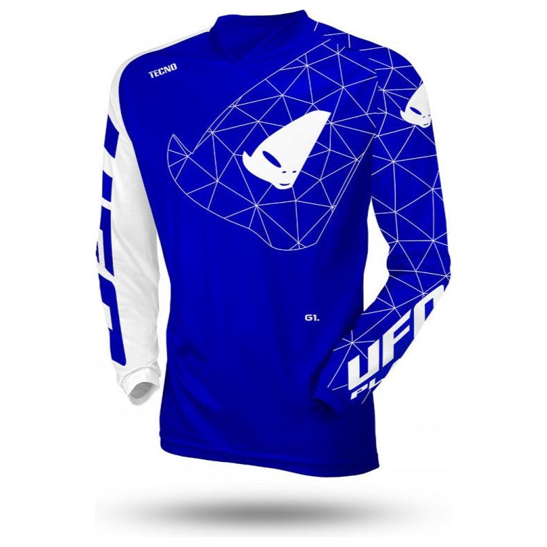 UFO Tecno MX Jersey Blue / White