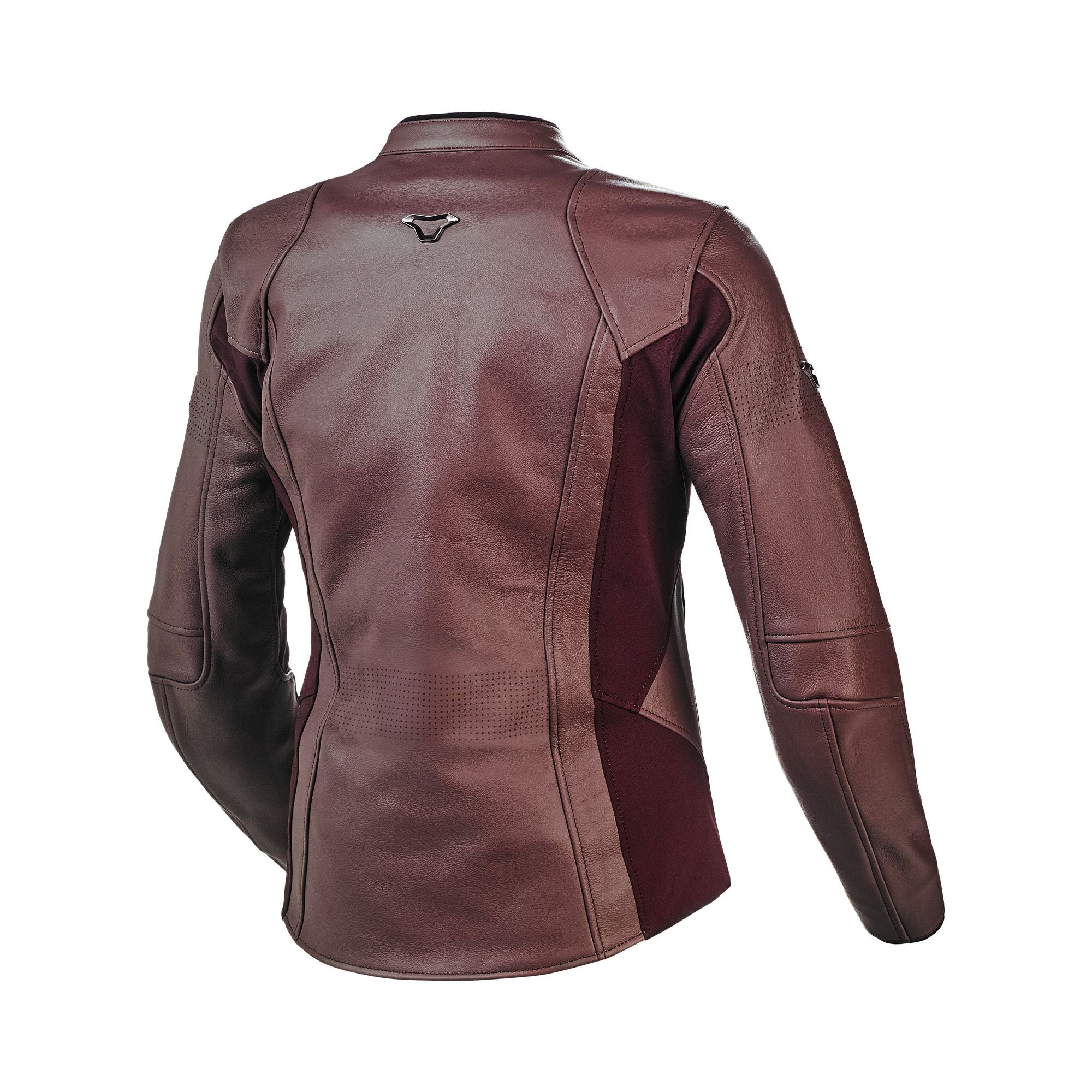 Macna Tequilla Leather Jacket Bordeaux - FREE UK Shipping, FREE 365 Day Returns | Moto Central