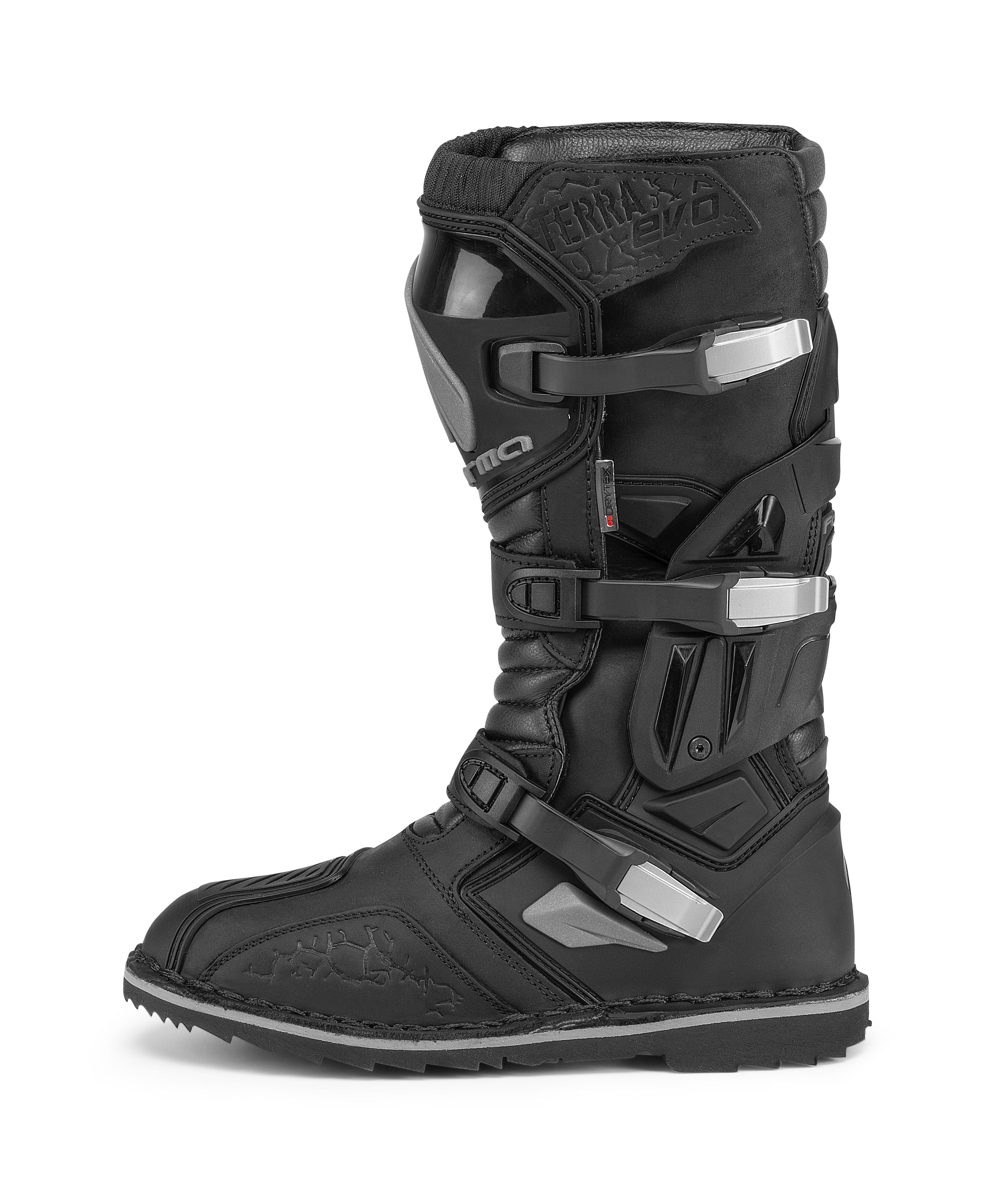 Forma Terra Evo Dry Adventure Boots Black - FREE UK Shipping, FREE 365 Day Returns | Moto Central