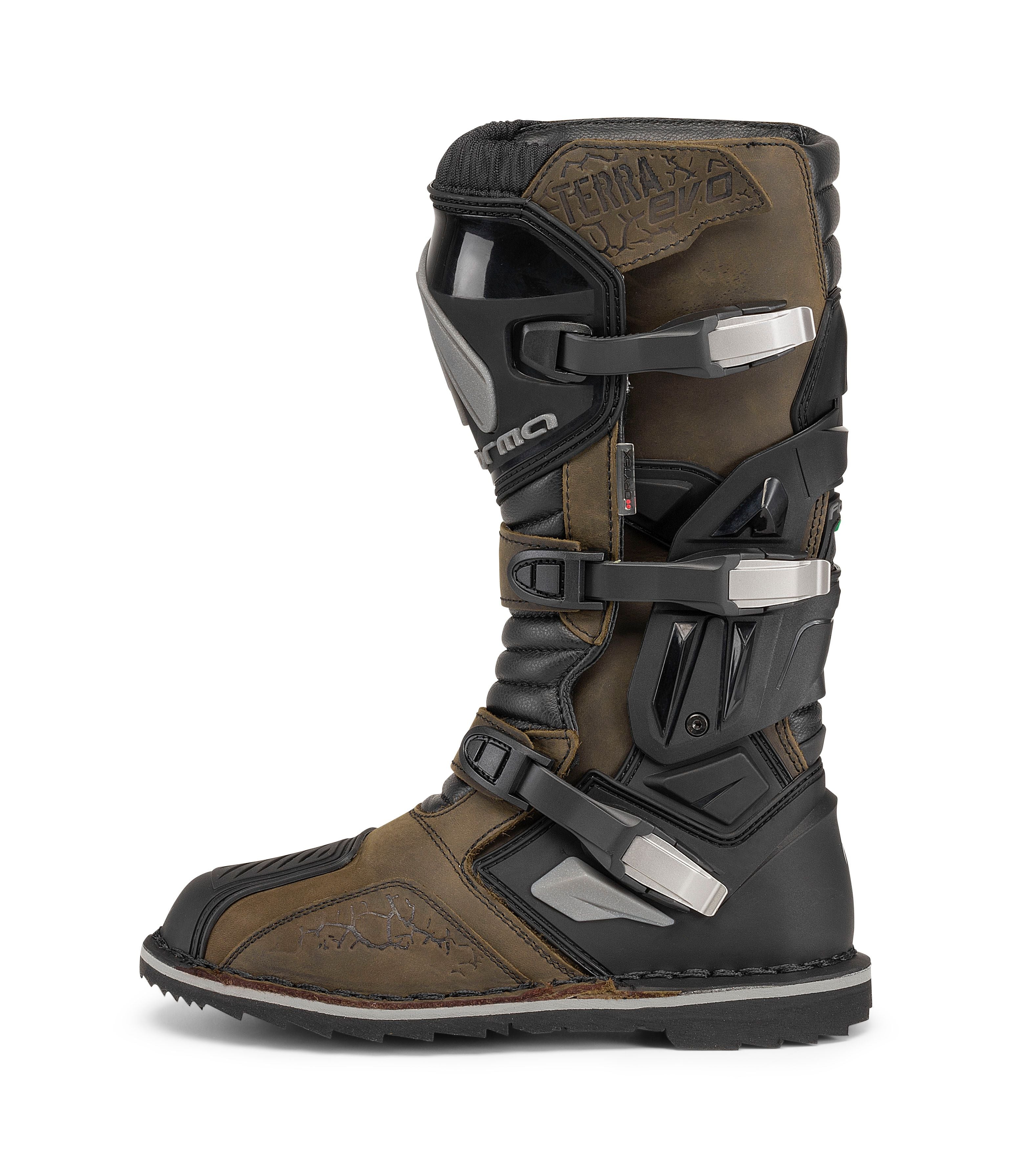 Forma Terra Evo Dry Adventure Boots Brown - FREE UK Shipping, FREE 365 Day Returns | Moto Central