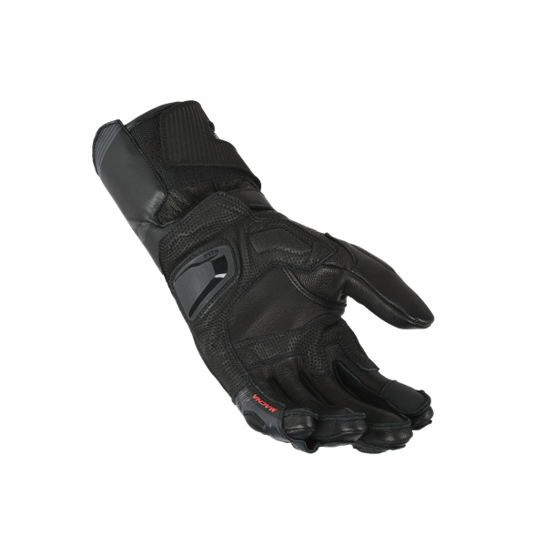 Macna Thandor Leather Gloves Black - FREE UK Shipping, FREE 365 Day Returns | Moto Central