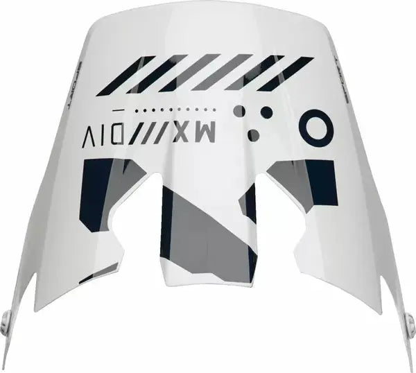 Thor Reflex Sport Strike Helmet Peak Navy / Acid - FREE UK Shipping, FREE 365 Day Returns | Moto Central