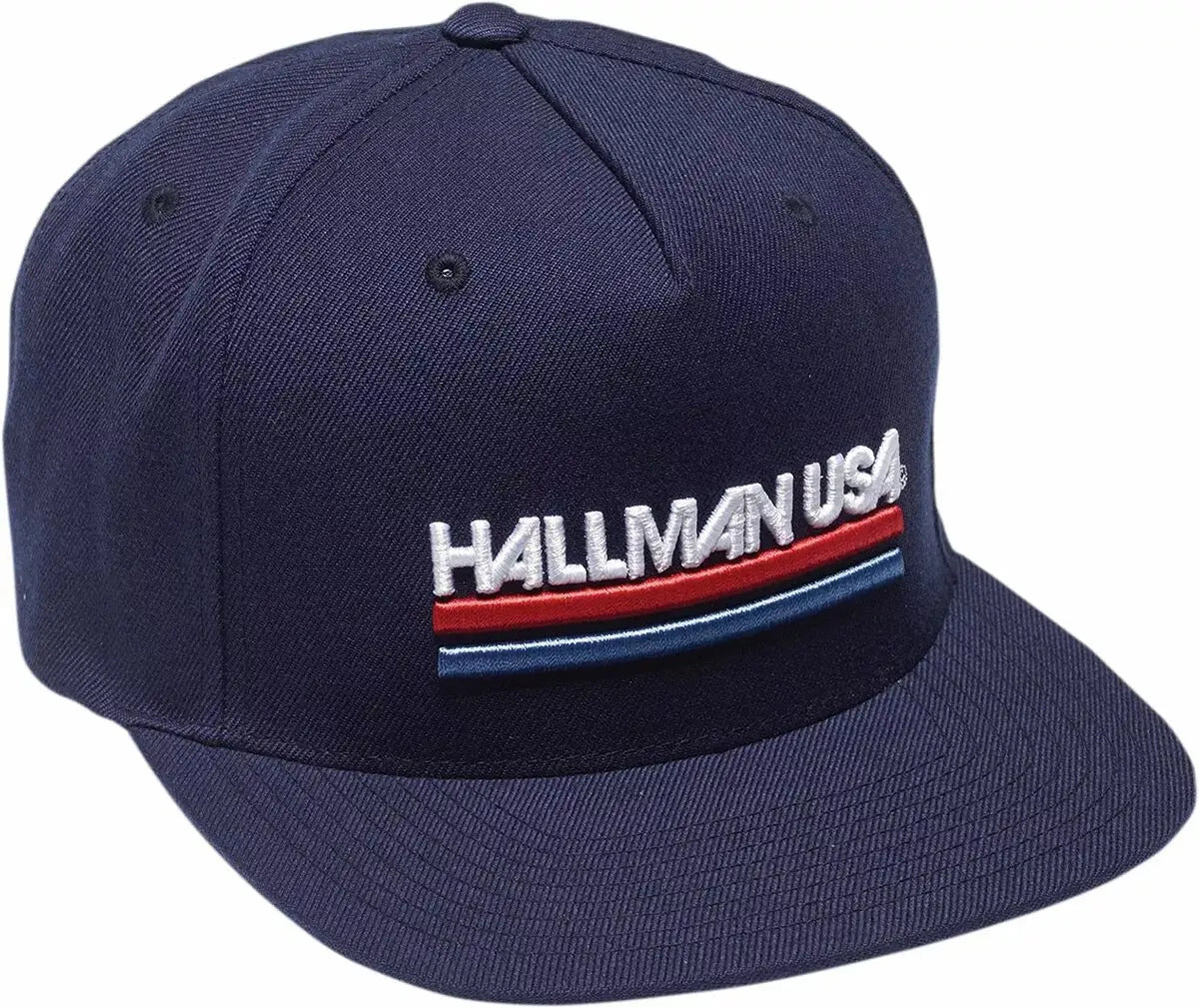 Thor USA Hallman Hat Navy  - FREE UK Shipping, FREE 365 Day Returns | Moto Central