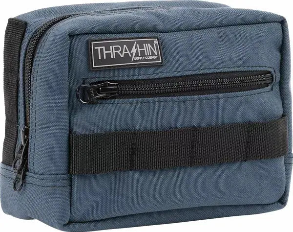 Thrashin Supply Company Handlebar Bag Blue - FREE UK Shipping, FREE 365 Day Returns | Moto Central