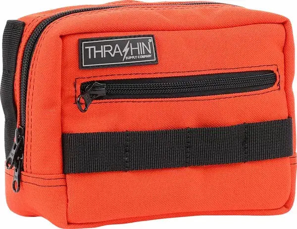 Thrashin Supply Company Handlebar Bag Orange - FREE UK Shipping, FREE 365 Day Returns | Moto Central